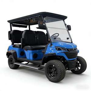 Voiturette de golf électrique 4 places avec batterie <span class=keywords><strong>au</strong></span> lithium pour parcours de golf et chasse en plein air - Product Image 5