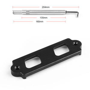 Aluminum Alloy Car Battery Holder with Clamp <b>Bracket</b> Compatible with for Honda Civic 88-00 - Product Image 1