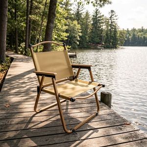 Tabouret de camping pliable écologique et durable avec dossier, taille mini, structure en acier inoxydable, prix d'usine, personnalisable pour l'extérieur - Vente en gros - Product Image 2