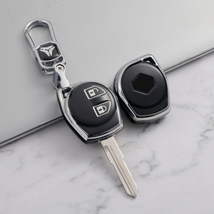 Coque de protection pour clé de voiture en TPU souple de qualité supérieure pour <span class=keywords><strong>SUZUKI</strong></span> Grand <span class=keywords><strong>Vitara</strong></span> <span class=keywords><strong>S</strong></span>-<span class=keywords><strong>CROSS</strong></span> Alivio SX4 porte-clé<span class=keywords><strong>s</strong></span> porte-clé<span class=keywords><strong>s</strong></span> sac usine directe - Product Image 4