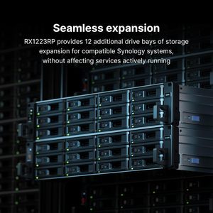 Rx1223rp ชุดขยายช่องใส่ฮาร์ดดิสก์ 12 ช่องสำหรับฮาร์ดดิสก์/SSD ขนาด 3.5/2.5 นิ้ว (แบบไม่มีฮาร์ดดิสก์) มีสินค้าในสต็อก Rx1223rp ดีไซน์ 12 ช่อง รองรับฮาร์ดดิสก์ได้สูงสุด 12 ตัว - Product Image 3