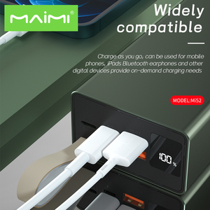 <span class=keywords><strong>Batterie</strong></span> <span class=keywords><strong>externe</strong></span> 30000mAh avec boîtier métallique, charge rapide 22.5W PD QC 3.0 SCP VOOC AFC, affichage numérique LED - Product Image 3