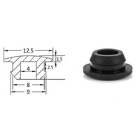 Passe-câbles moulés en silicone EPDM, joint d'étanchéité universel pour fentes de câblage, protection de fils, pour panneaux métalliques et appareils électroménagers, carré