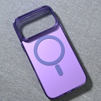 Coque de téléphone portable électroplaquée anti-traces de doigts compatible avec iPhone 17 17 Pro Max – Housse de protection