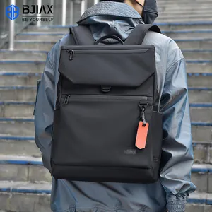 BJIAX 패션 백팩 남성용 경량 방수 학생 비즈니스 컴퓨터 여행 가방