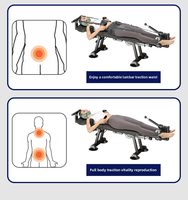 Dispositif d'étirement électrique Banc d'entraînement incliné pour jambe plate pour lit de traction relaxant de décompression lombaire cervicale orthopédique
