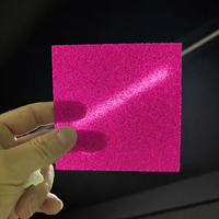 Feuille acrylique transparente holographique à paillettes, épaisseur 3-10 mm, 1270*2490 mm, plaque translucide pour ornement intérieur