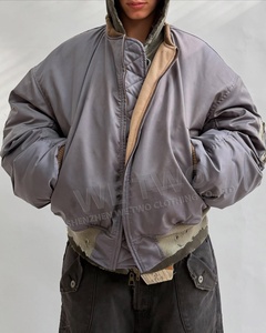 Giacca Bomber Invernale da Uomo, Oversize, Stile Vintage, Reversibile, Termica, Imbottita, Personalizzabile - Product Image 2