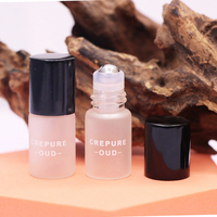 Rouleau en verre de haute qualité de 1ml 2ml 3ml sur des bouteilles avec la boule de rouleau en métal pour les huiles essentielles