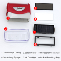 Deskmate/Deshimei KL-GM Tampons d'étanchéité photosensibles en plastique, plusieurs tailles disponibles, vente en gros