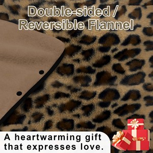 Manta Poncho de Forro Polar para Silla de Ruedas con Broches, Largo hasta la Rodilla, Lavable a Máquina - Product Image 6