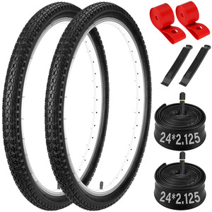Juego de neumáticos para bicicleta PROMEND, neumáticos interiores y exteriores de 24x2.125 para bicicleta de carretera y montaña - Product Image 1