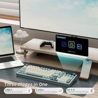OEM ODM S98 Mechanical Keyboard with Smart Display Knob 96 RGB Wireless Gaming Keyboard BT24GUSBC Hot Swappable Custom Keyboard