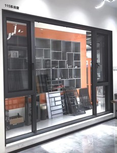 115 Millimeter Type External Swing Window Aluminium Glazed Panel Contemporary Facade Personalized Dimension for Flat Home Use - Product Image 2