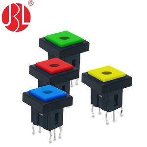 TL12-SWS4T 15*15 مللي متر RGB LED اللمس التبديل للاستوديو الصوت فيديو بث الرأسي من خلال ثقب DIP مفتاح بـزر دفع - Product Image 3