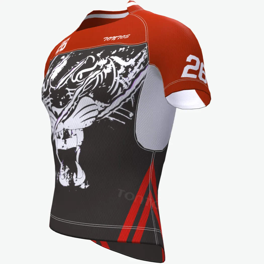 New Look Großhandel Sublimation Rugby Uniform Übergröße Custom Rugby Jersey und Shorts Fabrik preis Rugby Kits Team tragen