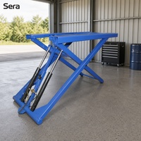 Sera Élévateur à ciseaux hydraulique portable à levée complète pour garage, cric de levage de véhicules pour propriétaires de voitures