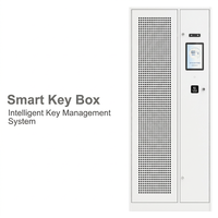 Gabinete de Llaves Inteligente con 160 Ranuras, Caja Fuerte con Control de Llaves RFID, Sistema Electrónico de Gestión de Llaves, de Pie, con NFC, Huella Dactilar y Reconocimiento Facial