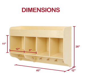 Mensola portaoggetti <span class=keywords><strong>da</strong></span> parete in legno per fasciatoio con ganci e porta asciugamani - Product Image 2