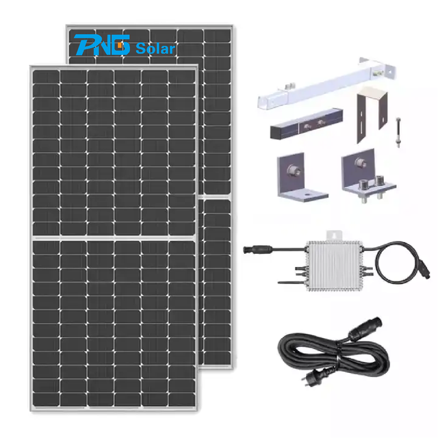 PNG Stock Grid Ground Mounting Home Solar System Monocrystalline Silicon Micro ESS Marstek 600/800W All One Energy Storage