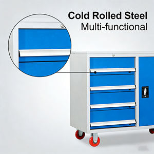 Gabinete de Herramientas Móvil Portátil con Ruedas Giratorias Suaves, Almacenamiento Versátil de 4 Cajones para Mecánicos y Técnicos - Product Image 3