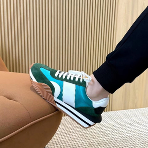 Baskets décontractées européennes de haute qualité pour hommes Tom Designer, à semelle épaisse, à lacets, avec rehaussement et amorti - Product Image 2