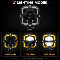 Lámpara de Trabajo LED E-MARK de 65W, 9-32V DC, IP67 Impermeable, 6000LM, Alta Luminosidad