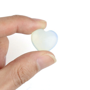 20mm a forma di cuore in pietra naturale ametista sciolto fatto a mano liscia di cristallo guarigione decorazione di pietre preziose 2cm - Product Image 5