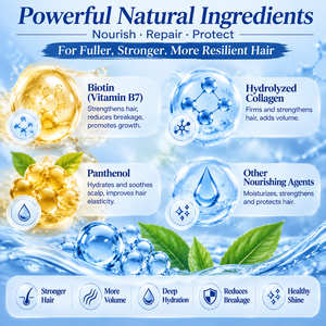 Tratamiento Capilar Sin Enjuague GATASE con Biotina y Colágeno, Fortalece, Previene la Rotura, Hidrata Profundamente para Cabello Fino y Delgado - Product Image 2