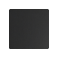 Tapis de souris de jeu XXL personnalisé, grand format carré, bords cousus, épais, antidérapant, en tissu doux, noir, accessoires informatiques