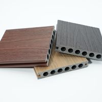 Terrasse extérieure en composite WPC moderne 140x23mm, co-extrusion, imperméable, écologique, grain de bois lisse