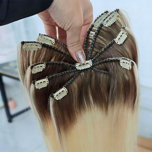 Extensions de cheveux à clipser en forme d'araignée, qualité supérieure, cuticules alignées, cheveux vierges Remy, extensions de cheveux à clipser en forme d'octopus, vente chaude 2026 - Product Image 4