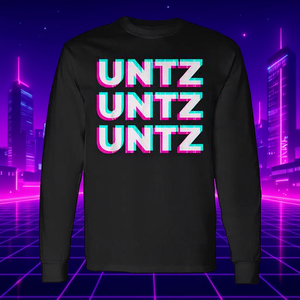 เสื้อยืดแขนยาว untz untz untz RAVE Festival TECHNO - Product Image 3