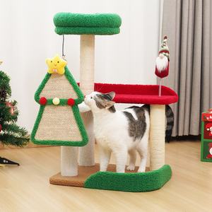 Árbol Rascador para Gatos de Madera de Lujo con Poste Antiarañazos - Tamaño Grande para Gatos - Decoración de Halloween y Navidad - Product Image 4