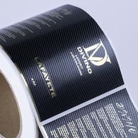 Étiquettes autocollantes personnalisées en feuille d'or pour emballage, étanches, avec logo UV privé et impression adhésive pour bouteilles de produits