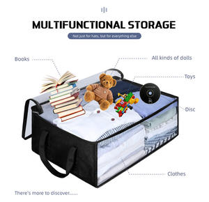 กล่องเก็บเสื้อผ้า หมวก ของใช้ส่วนตัว แบบพับได้ ผ้าไม่ทอ กันน้ำ สำหรับจัดเก็บหมวกและเสื้อผ้า - Product Image 3