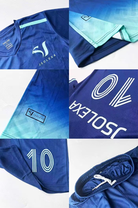Jersey klub Jersey hijau Jersey desain bola Kit sepak bola Anda sendiri Jersey sepak bola pabrik sepak bola Cina Jersey sepak bola - Product Image 4