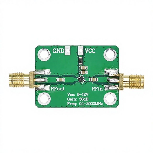 RF Broadband Low-Noise Amplifier Medium-Power LNA (0.1-2000MHz Gain 30dB)
