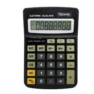 <span class=keywords><strong>Calculadora</strong></span> de Escritorio de Doble Alimentación <span class=keywords><strong>con</strong></span> Pantalla Metálica de 8 Dígitos para Suministros de Oficina - Product Image 1