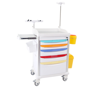 750*480*930mm Hospital Furniture Multi-function ABS Plastic Medical Cart Medicine Drug Emergency Treatment <strong>Trolley</strong> - Product Image 4