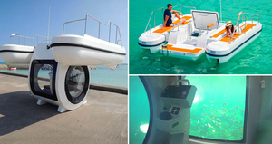 Nuevo Submarino Compacto 2026 para Paseos Turísticos Subacuáticos, Bote con Cabina de Aluminio y Motor Fuera de Borda en Venta - Product Image 6
