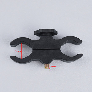 Support de fixation pour lampe de poche, réglable de 25mm, pour éclairage avant de vélo, utilisation en camping et en extérieur - Product Image 2