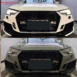 Kit de <span class=keywords><strong>pare</strong></span>-chocs avant style RS4 <span class=keywords><strong>pour</strong></span> Audi A4 S4 B9 2017-2020, avec calandre et lèvre avant, kit de mise à niveau Facelift - Product Image 6