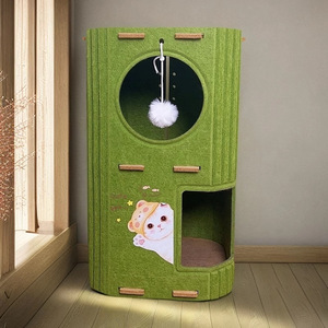 Home <strong>decoration</strong> Double-layer scratching board closed bed Indoor <strong>four</strong> <strong>seasons</strong> universal - Product Image 1
