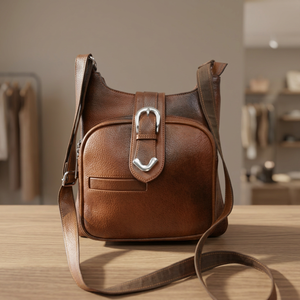 BS INTERNATIONAL - Bolsos de Mano de Cuero Genuino para Mujer, a la Moda, con Cierre, Impermeables, de Lujo, Ecológicos, para el Día de San Valentín - Product Image 1