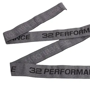 4,5 cm weiches Jacquard Elasthan Polyester individuelles Logo Band Druck elastisches Band Band für Unterwäsche