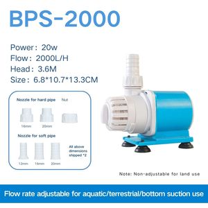 Pompe à eau submersible 20w 3.6m avec filtration d'aquarium de petite taille mais à haut débit et support OEM - Product Image 5