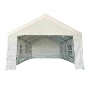 Carpa PE impermeable personalizada precio al por mayor toldo de marco de acero al aire libre carpas de fiesta de boda al aire libre para la venta