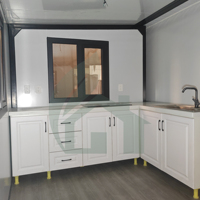 Fabricant chinois de maisons modulaires préfabriquées, maison préfabriquée extensible de 20 pieds sur mesure, maison modulaire préfabriquée avec certification CE