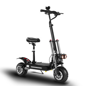 Potente Scooter Eléctrico para Adultos, Todoterreno, Plegable, de <span class=keywords><strong>2</strong></span> Ruedas, Motor Dual, 11 Pulgadas, 60V, 5400W - Product Image 1